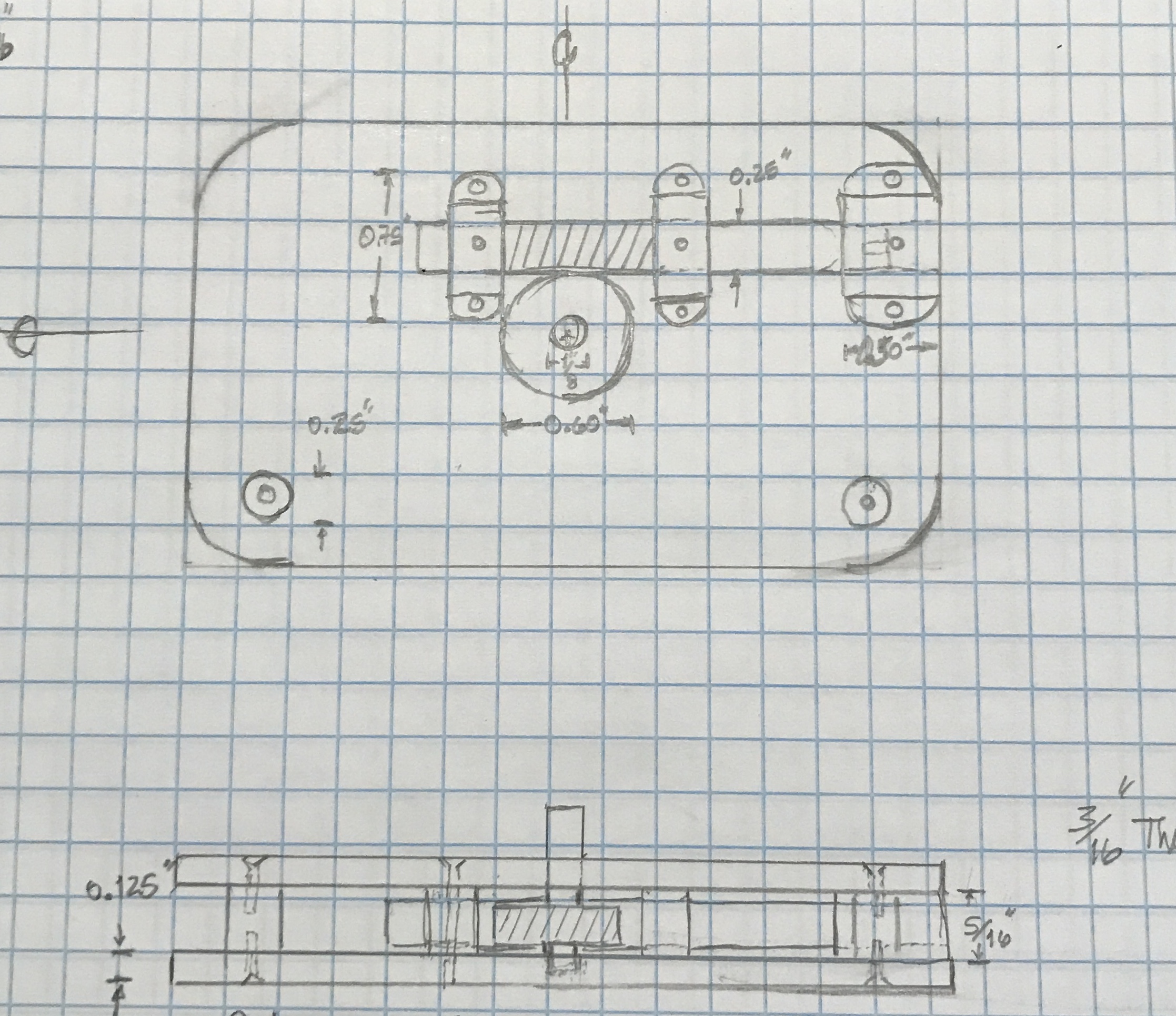 The schematic for the main parts